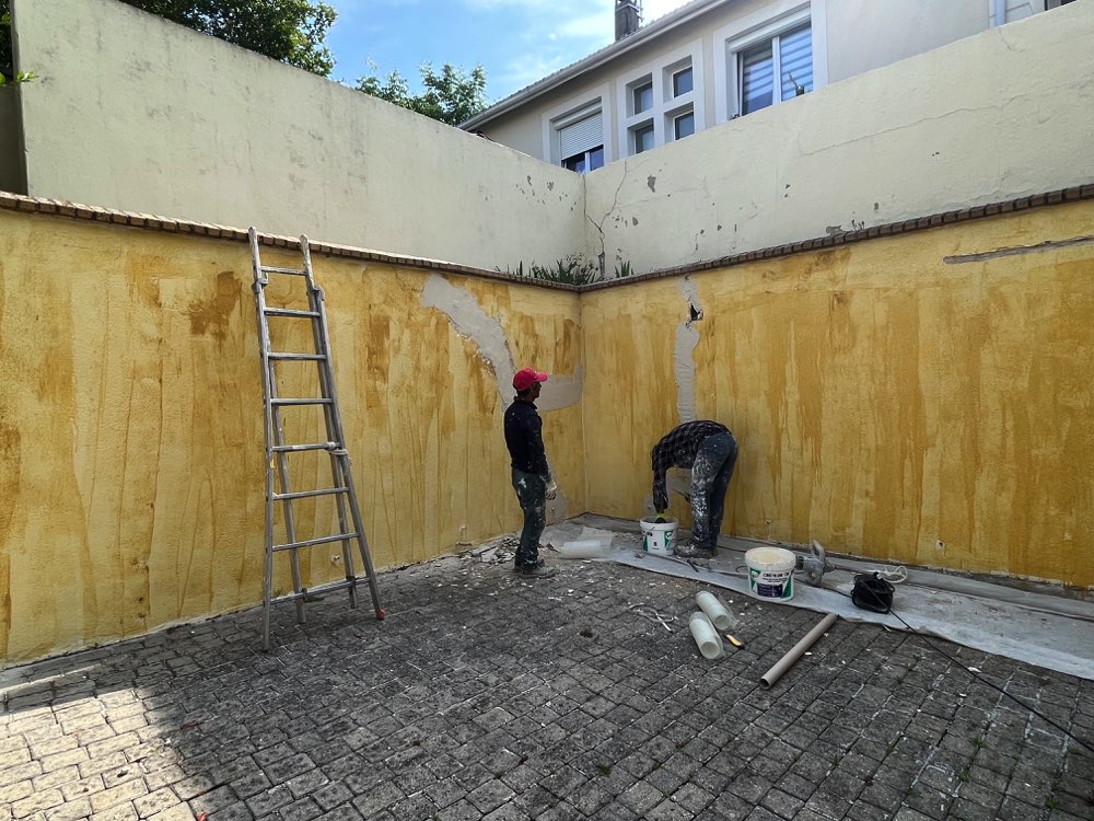 Ravalement Sannois 95110 – Rénovation mur 95